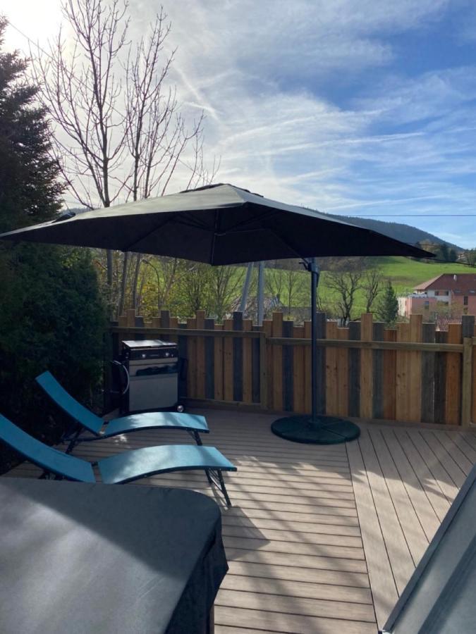 Au-Doux-Altic Chalet Romantique Avec Jacuzzi Et Sauna Métabief Dış mekan fotoğraf