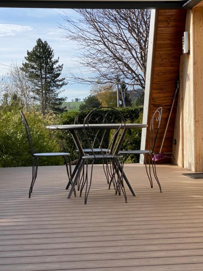 Au-Doux-Altic Chalet Romantique Avec Jacuzzi Et Sauna Métabief Dış mekan fotoğraf