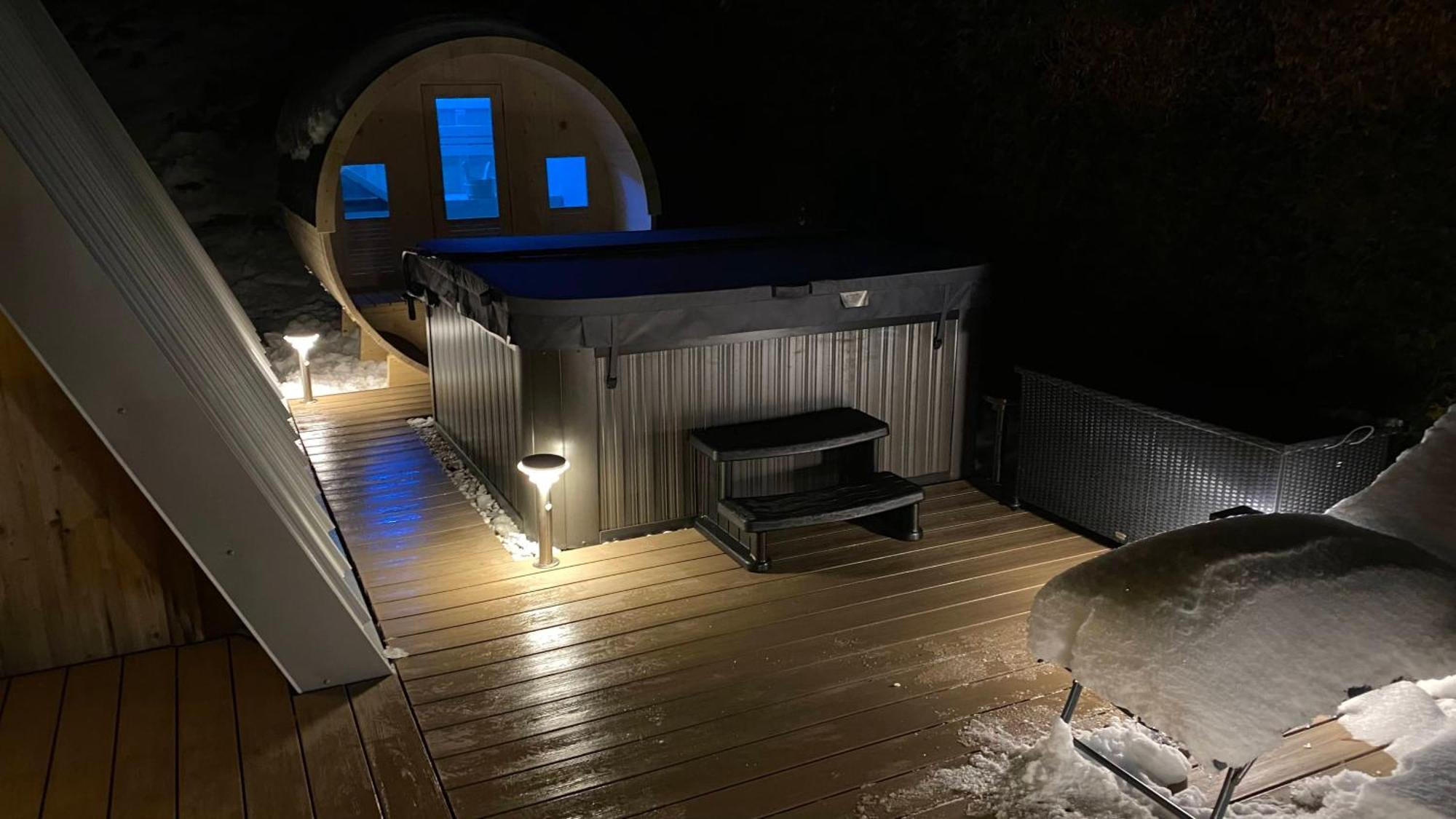 Au-Doux-Altic Chalet Romantique Avec Jacuzzi Et Sauna Métabief Dış mekan fotoğraf